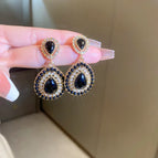 2# Silver Needle-Black (Diamond Water Drops)