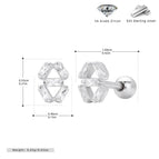 Platinum-Plated / 925 Silver