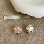 Star Pearl Earrings