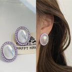1349 Purple 925 Silver Needle