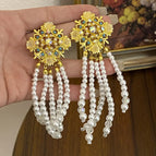 15# Pearl Tassel Earrings (Aa2763)