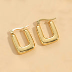 Rectangular Hollow Gold