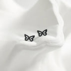 Black Hollow Butterfly/1 Pair