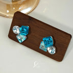 E0199 Silver Needle-Crystal Cube Sugar-Sea salt Blue