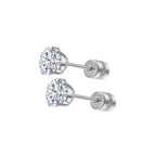 Silver / 8mm Pair