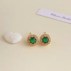 Golden Emerald Zircon-18K Plating