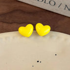26712d Yellow Heart Shaped