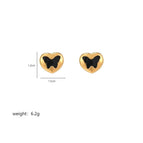 Gold / Black Butterfly