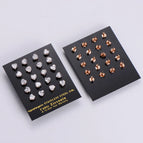 Golden 7mm High-Grade Zircon 10 Pairs