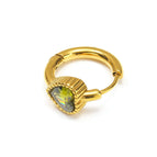 Golden Heart-Shaped Olive Lvzuan