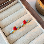 Red Earrings D42