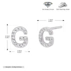 Platinum-Plated-G / 925 Silver