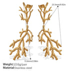 Eh905g Gold Eardrops