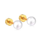 Gold / 8mm Pair