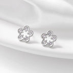 Platinum/1.7*0.9cm / 925 Silver