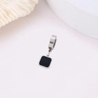 Stainless Steel Four Square Ear Clip Single