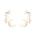 Star Moon Rose Gold