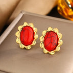 Gold Red Turquoise E-238