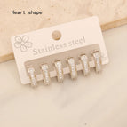 One Size / 6# Heart-Shaped Silver