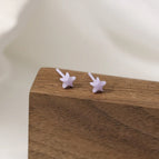 Purple Little Stars/1 Pair