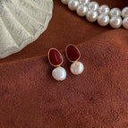 Natural Pearl Wine Red-Silver Needle