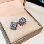 121# Silver Needle-Silver Square