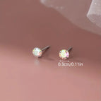 Silver / 3mm Pair
