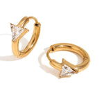 Triangle-Gold and White