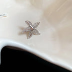 Ear Clip-Silver-Spotted Starfish