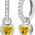 Style 8 [Yellow Diamond] / 925 Silver
