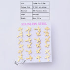 11x9mm / Cross / 12 Pairs/Package
