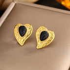 Gold Black Turquoise E-243