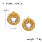 MDXF057-Gold Earrings