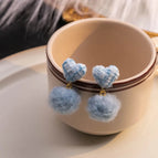 E1654/blue Love Blue Fur Ball