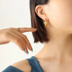 F611-Gold Earrings
