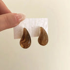 Large Water Drop Brown