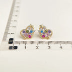 Color Zircon Love-Silver Needle