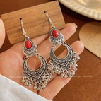 14-Red Crescent Ear Hook 534