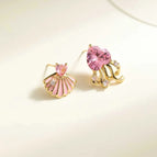 AB Style Pink Shell [real Gold Plating]