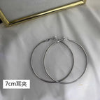 16 # Large Hoop Ear Clips 7cm