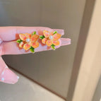 4# Silver Needle-Orange-Flower Leaves