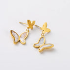 Gold / Shell Butterfly