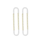 F523-A Pair of Steel Earrings