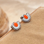 One Size / Silver Orange Oil / Shell Style