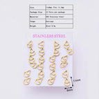 11x8mm / Water Drop / 12 Pairs/Package