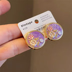 1#E0923 Enamel Glaze Wild Plum Blossom
