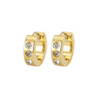 4*7 Three Stone Gold
