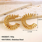 Gold Earrings 624