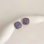 Square Purple-Silver Needle