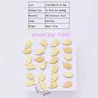 11x6.5mm / Flame / 12 Pairs/Package